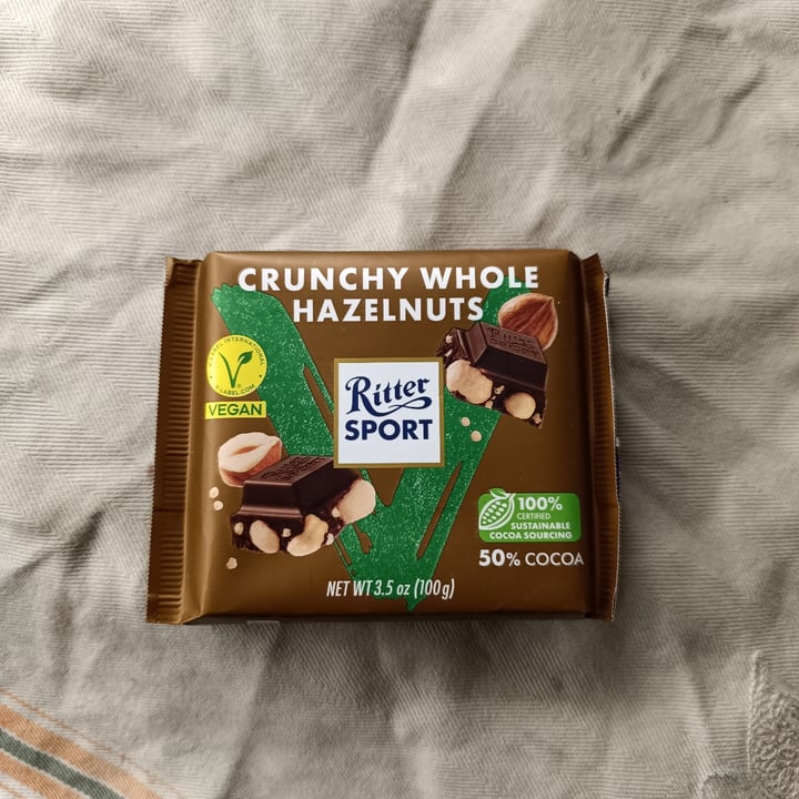photo of Ritter Sport crunchy whole hazelnuts shared by @beusait on  06 Jan 2024 - review