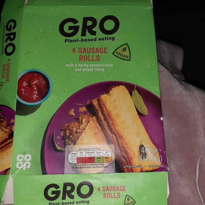 photo of GRO Sausage rolls shared by @poppyveggirl on  25 Mar 2024 - review