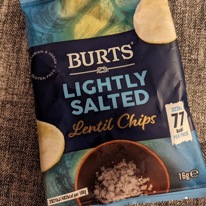 photo of Burts Lentil chips (lightly salted) shared by @sugarrrbunniii on  04 Feb 2024 - review