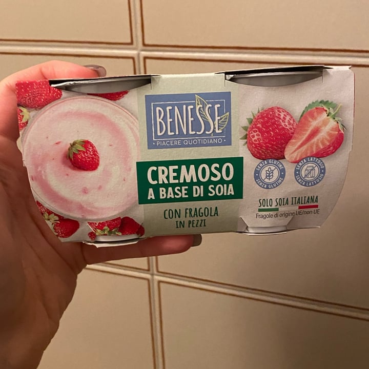 photo of Benèsse cremoso a base di soia alla fragola shared by @arly on  29 Apr 2024 - review