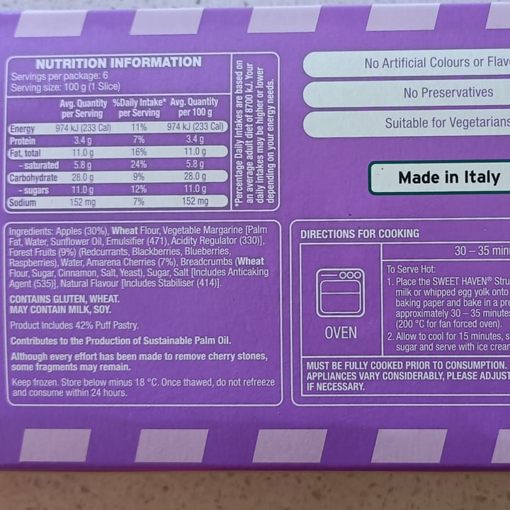photo of Sweet Haven Forest Fruit Strudel shared by @tardisco on  10 Oct 2025 - review