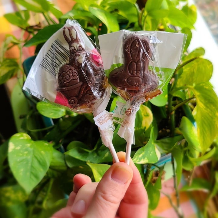 photo of No Whey! Foods Chocolate Easter Bunny Wheelbarrow Lollipop shared by @agreene428 on  07 May 2024 - review