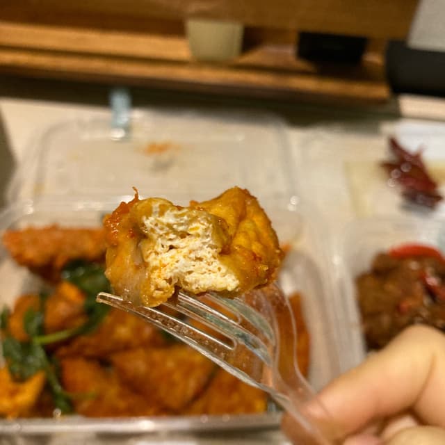 Photo of the dish “Spicy Thai Basil Tofu & Tempeh”