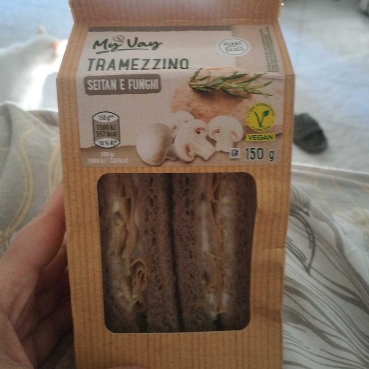 photo of MyVay Tramezzino Seitan E Funghi shared by @shatzishell on  06 Oct 2025 - review
