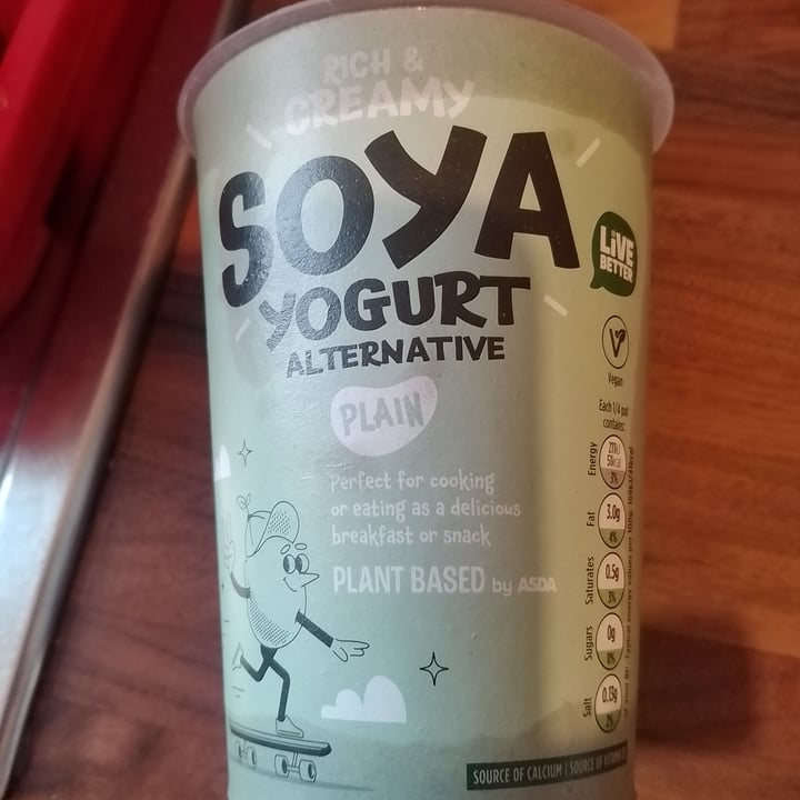 photo of ASDA soya plain yoghurt shared by @lucylou77 on  25 Apr 2024 - review