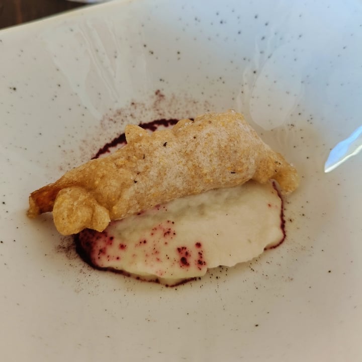 photo of Polisena L'Altro Agriturismo Cremoso di sedano rapa, carota in tempura e polvere di barbabietola shared by @andydesa on  23 Dec 2024 - review