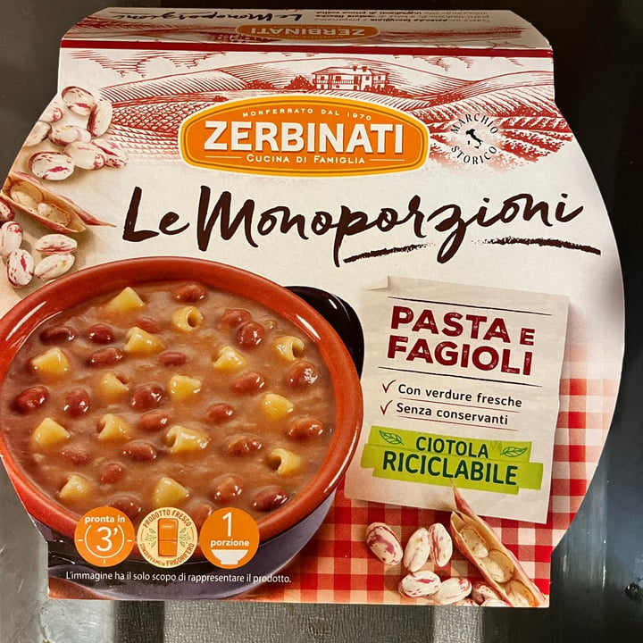 photo of Zerbinati Le monoporzioni Pasta e Fagioli shared by @aurylois on  10 Mar 2024 - review