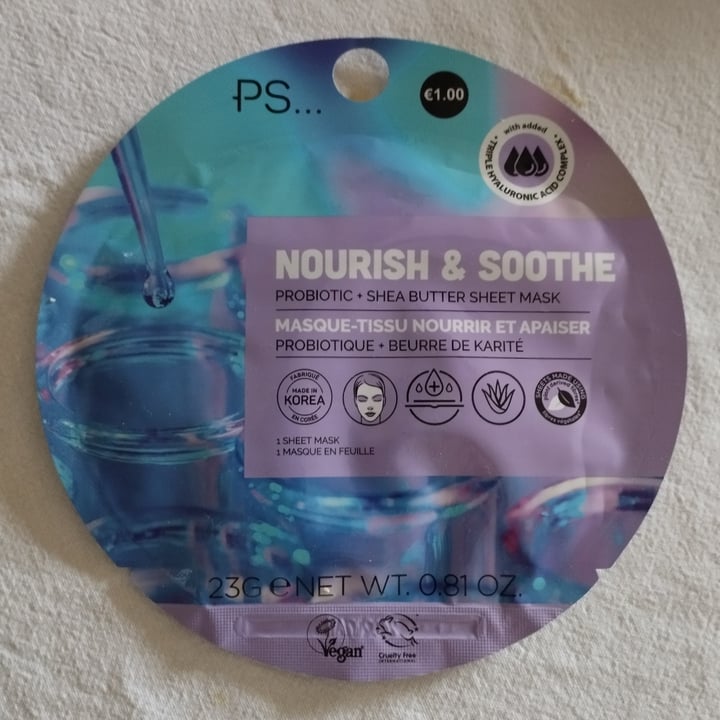 photo of PS... Nourish & Soothe Probiotic + Shea Butter Sheet Mask shared by @giuppino2017 on  13 Jul 2025 - review