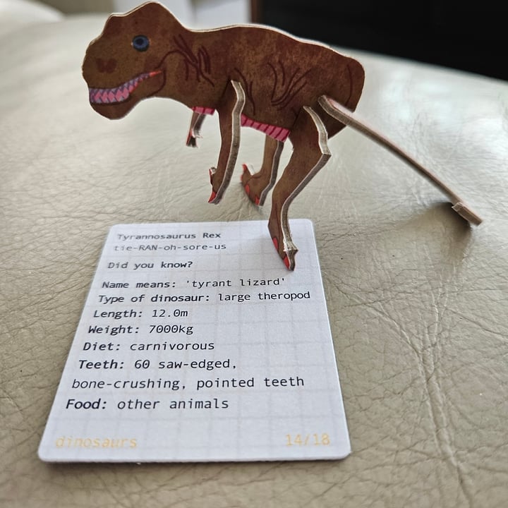 photo of PlayinChoc Dinosaurs Organic Chocolate + Surprise Toy shared by @meixin2603 on  14 Jan 2024 - review