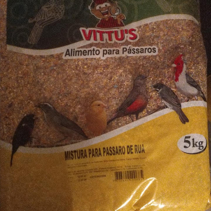 photo of Vittu's alimento para pássaro de rua shared by @waltermariaelena on  14 Sep 2023 - review