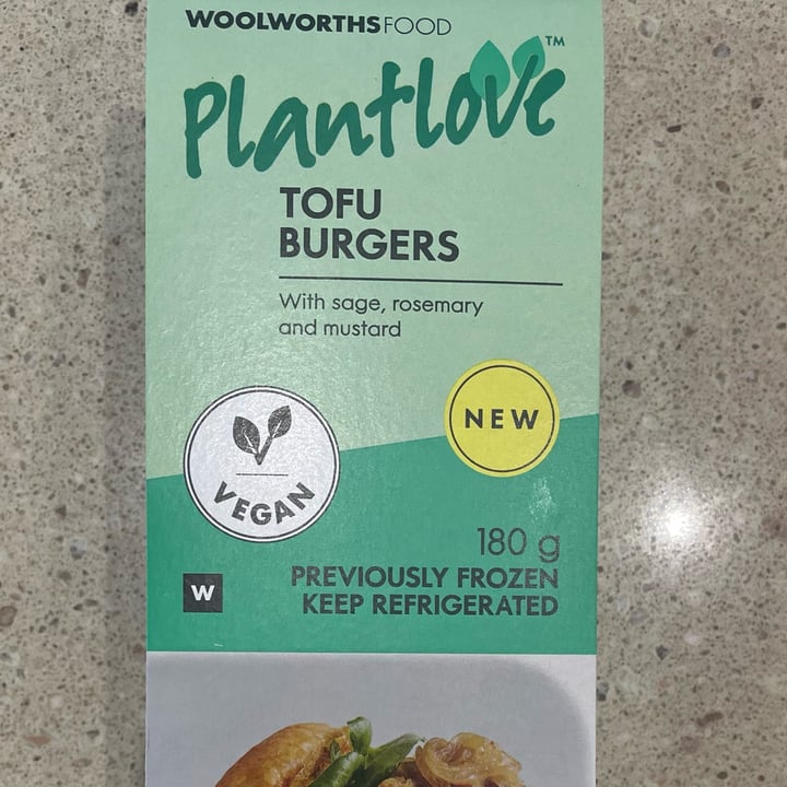 photo of Woolworths Food plantlove tofu burgers shared by @nadsb on  23 Sep 2024 - review