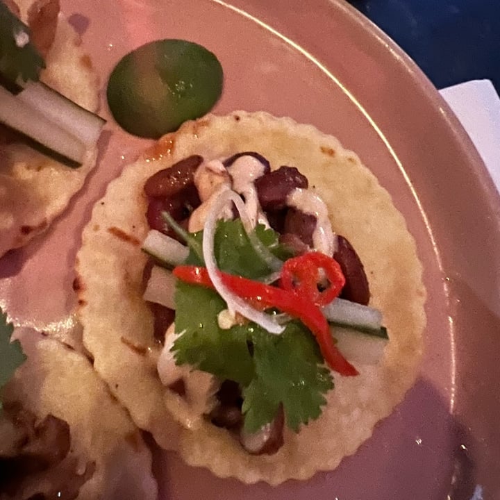 photo of NEON PALMS Red Bean Taco shared by @crueltyfreetan on  04 Dec 2023 - review