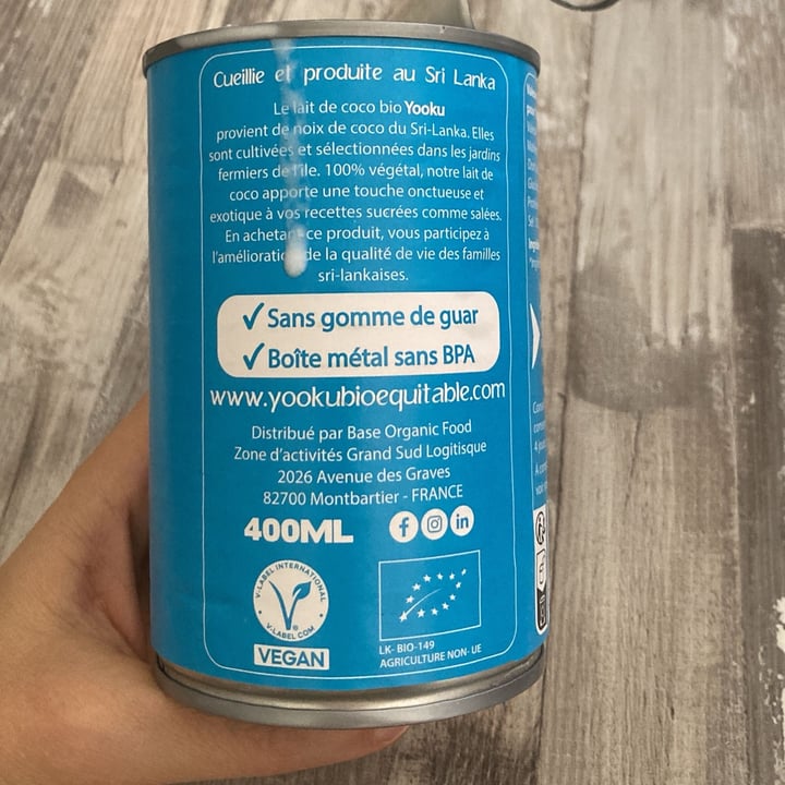 photo of yooku lait de coco nature shared by @melissa80 on  19 Aug 2025 - review