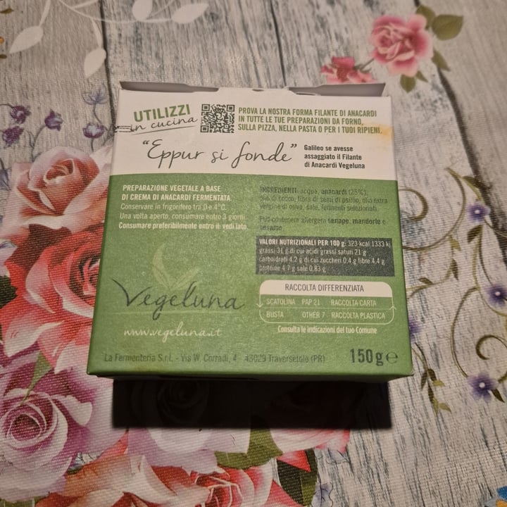 photo of Vegeluna Filante Di Anacardi shared by @pamy on  22 Mar 2025 - review