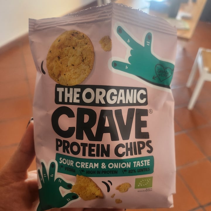 photo of The Organic Crave protein chipset - sour cream and onion taste shared by @valepav on  24 Jul 2024 - review
