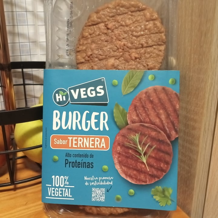 photo of Hi vegs Burger Sabor Ternera shared by @titoherbito on  01 Apr 2024 - review