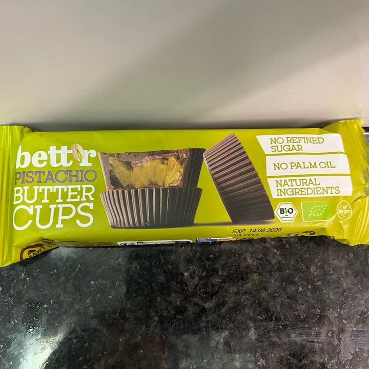 photo of Bett'r Pistachio butter cups shared by @xandi00 on  16 Sep 2025 - review
