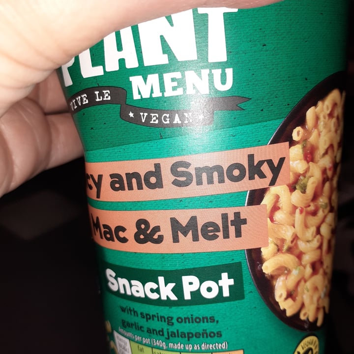 photo of Plant Menu Spicy and Smoky Mac & Melt Snack Pot shared by @poppyveggirl on  24 Mar 2024 - review