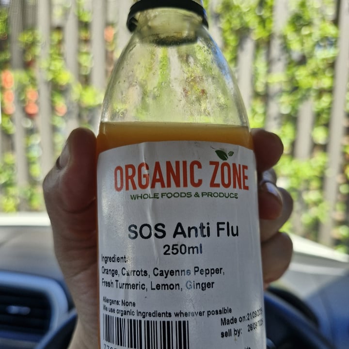 photo of Organic Zone SOS Anti-Flu Juice shared by @carmz on  01 Oct 2025 - review