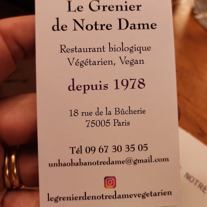 photo of Le Grenier de Notre-Dame Mafé au beurre de cacahuète shared by @gabriellademartino on  03 Sep 2023 - review