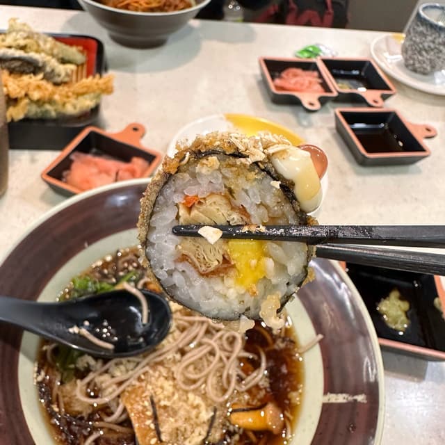 Photo of the dish “Cereal Ebi with Mango”