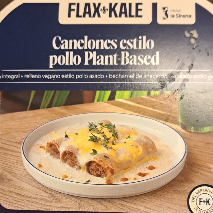 photo of Flax & Kale Canelones Estilo Pollo Plant Based shared by @anitxu on  23 Mar 2024 - review