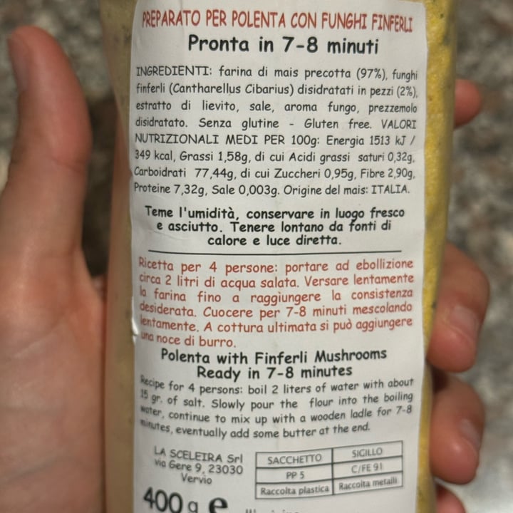 photo of Ballardini Polenta ai funghi finferli shared by @mykemical on  13 Oct 2025 - review