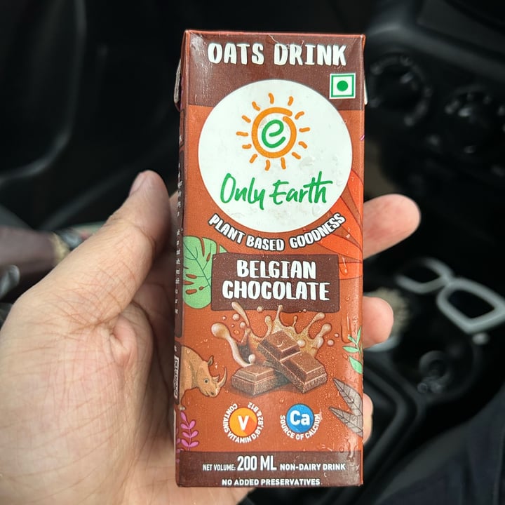 photo of Only Earth Oats Drink (Belgian Chocolate) shared by @plantbasedratna on  23 May 2024 - review