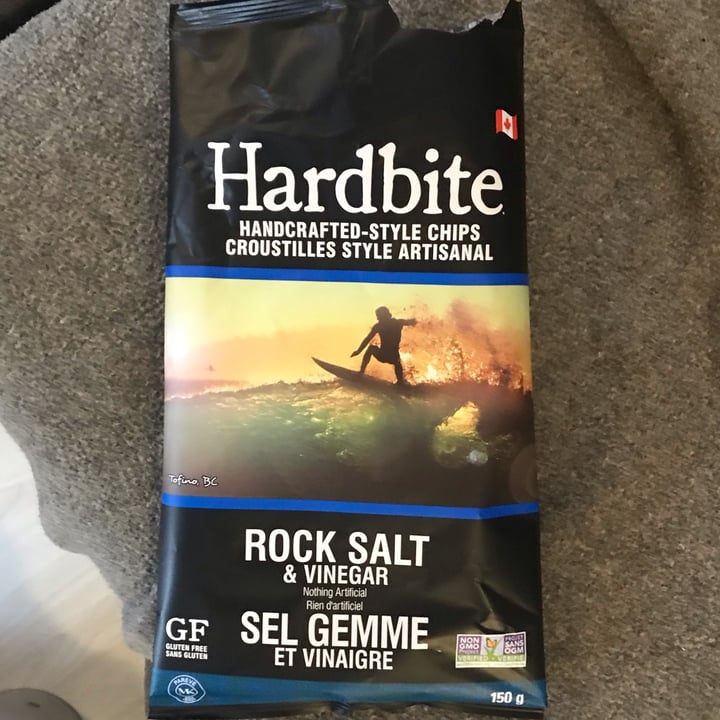 photo of Hardbite Rock Salt & Vinegar Chips shared by @malcolmcg on  09 Jan 2024 - review