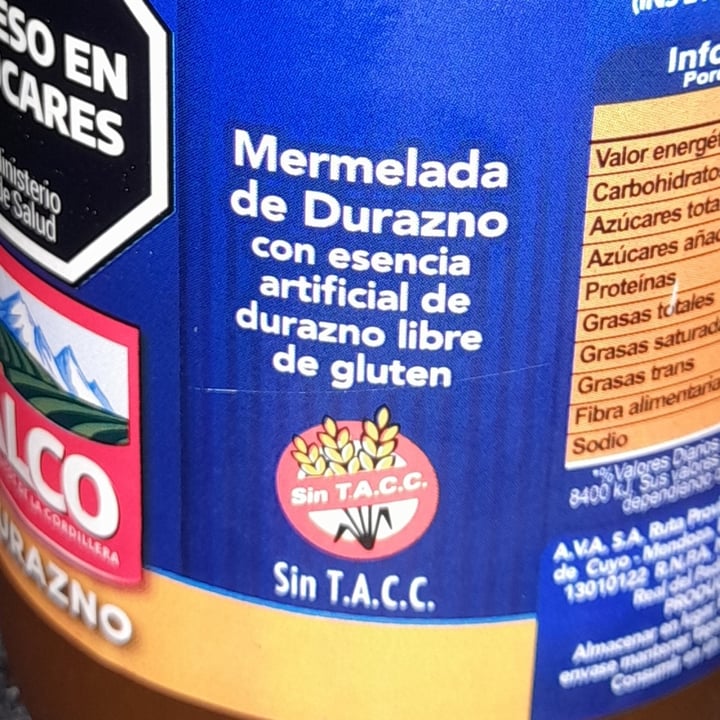 photo of Alco Mermelada de Durazno shared by @rochyalmendra on  01 Nov 2024 - review