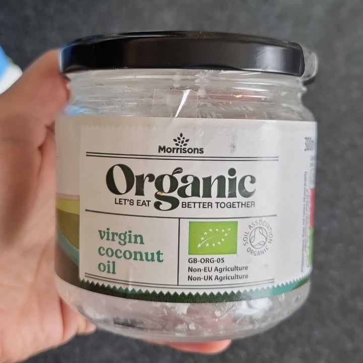 photo of Morrisons organic Virginia coconut oil coconut oil shared by @martieffe90 on  28 Apr 2024 - review