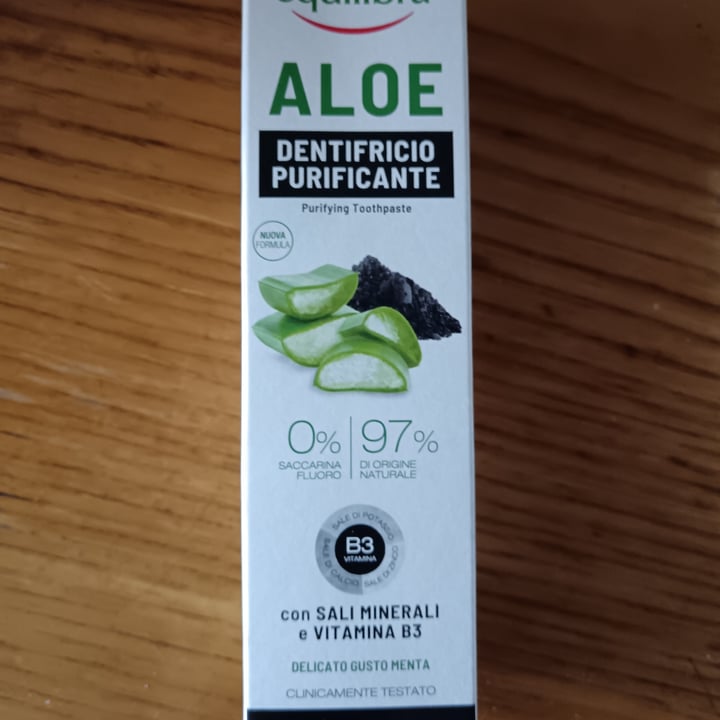 photo of Equilibra Aloe Dentifricio Purificante shared by @nospecismo on  10 Mar 2025 - review