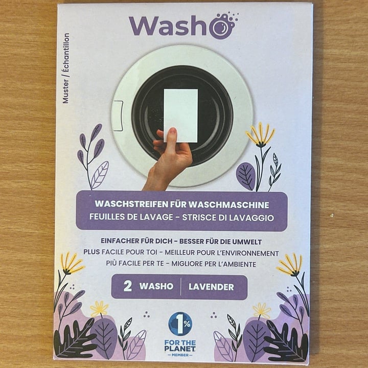 photo of Washo foglietti detersivi lavatrice lavanda shared by @lucasigno on  24 Nov 2023 - review