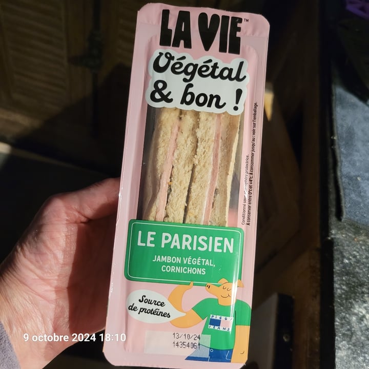 photo of La vie Le Parisien Jambon végétal, cornichons shared by @peggi14 on  27 May 2025 - review