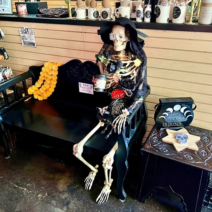 photo of Memento Mori Cafe Grim Reaper shared by @pdxveg on  04 Oct 2025 - review