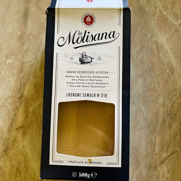 photo of La Molisana Lasagne Sheets shared by @auroratufaro on  17 Jan 2024 - review