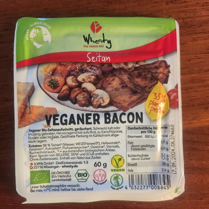 photo of Wheaty Veganer Bacon shared by @valepav on  13 Jul 2024 - review
