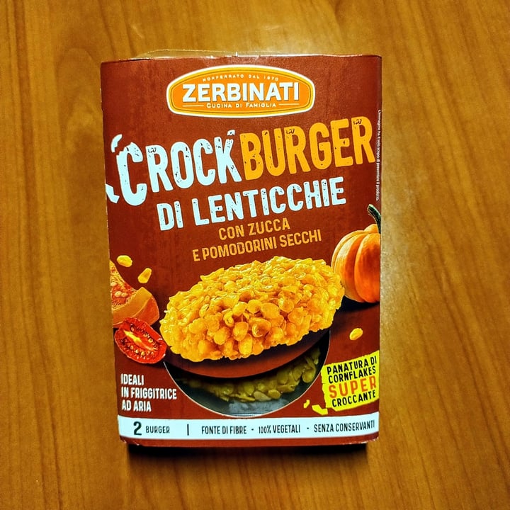 photo of Zerbinati Crockburger Di Lenticchie Con Zucca E Pomodori Secchi shared by @lidiaaguilar on  15 Jan 2024 - review