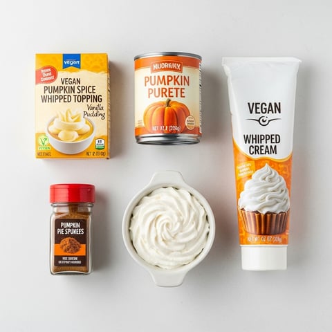 Easy 3-Ingredient Vegan Pumpkin Spice Whipped Topping: Your Dairy-Free Fall Favorite!