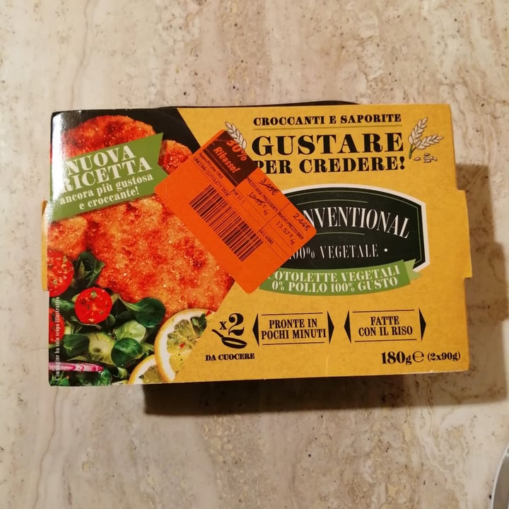 photo of Unconventional Cotolette Vegetali 0% Pollo 100% Gusto shared by @anthe on  30 Mar 2024 - review