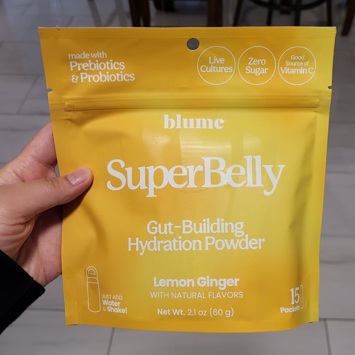 photo of Blume SuperBelly Lemon Ginger shared by @all1za on  07 Mar 2024 - review