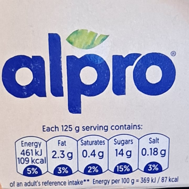 photo of Alpro Dessert Vanilla Flavour shared by @outgrowing8carnism on  05 Sep 2025 - review