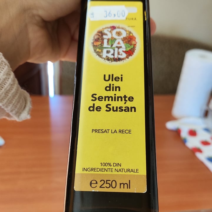 photo of Solaris Raw Sesame Seed Oil shared by @goe on  25 Apr 2024 - review