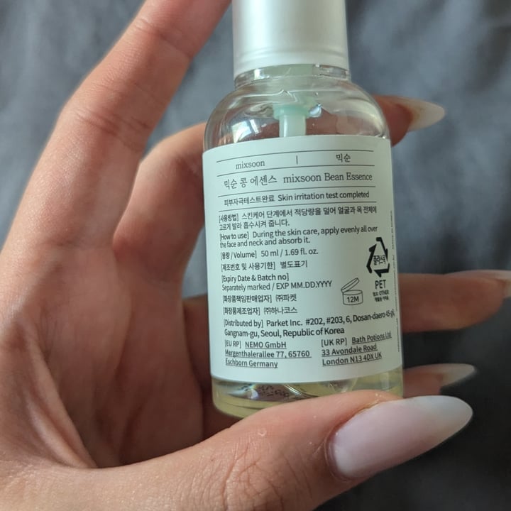 photo of Mixsoon Bean essence shared by @bratkart0ffel on  29 Jun 2025 - review