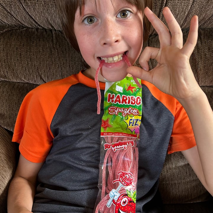 photo of Haribo Spaghetti strawberry shared by @maryanarch on  10 Aug 2025 - review