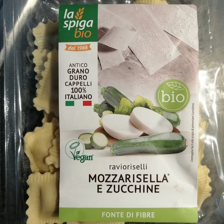 photo of La Spiga Bio ravioli ripieni di mozzarisella e zucchine shared by @aliroc92 on  15 May 2024 - review
