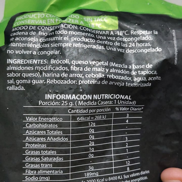 photo of Naturalrroz Vegan nuggets De Brocoli Y Queso shared by @sritabrocoli on  07 Apr 2024 - review
