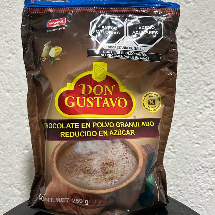 photo of Don Gustavo Chocolate en polvo granulado reducido en azúcar shared by @zullybee on  17 May 2024 - review