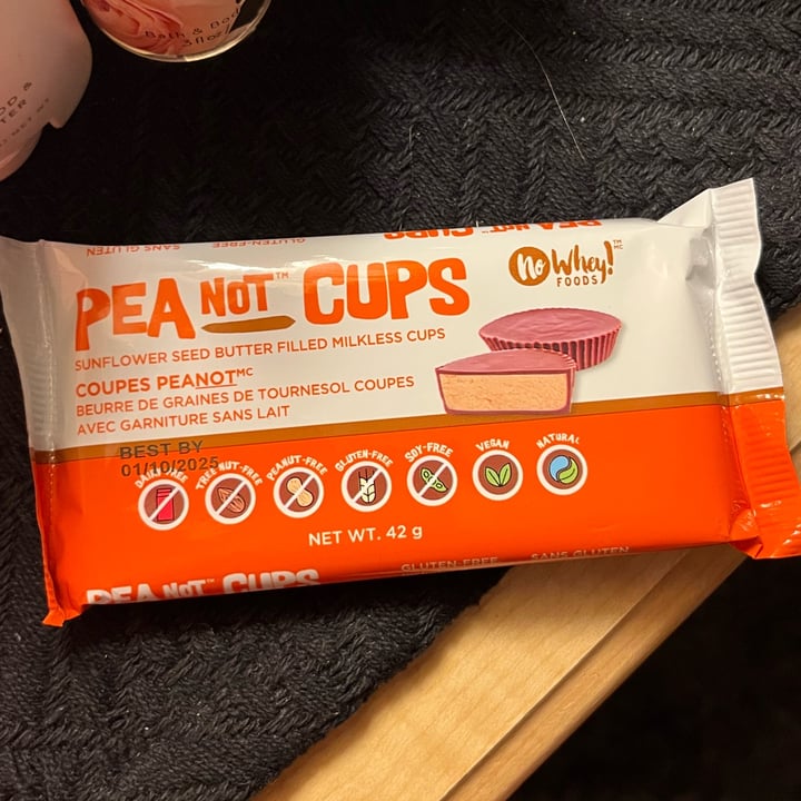 photo of No Whey! Foods Pea Not Cups shared by @gardensoul on  17 Feb 2024 - review