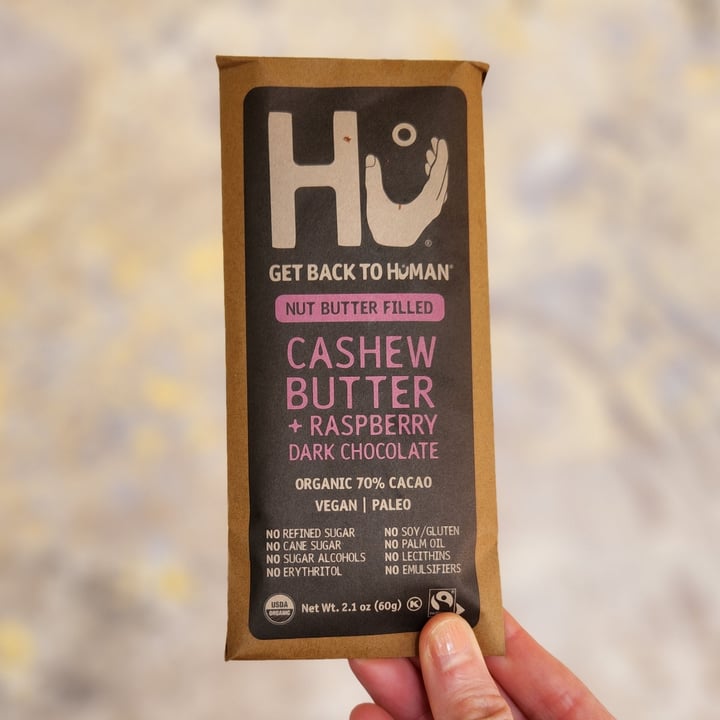 photo of Hu Cashew Butter + Raspberry Dark Chocolate shared by @rosieb33 on  17 Feb 2024 - review